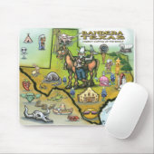 Bandera TEXAS Karte Mousepad (Mit Mouse)