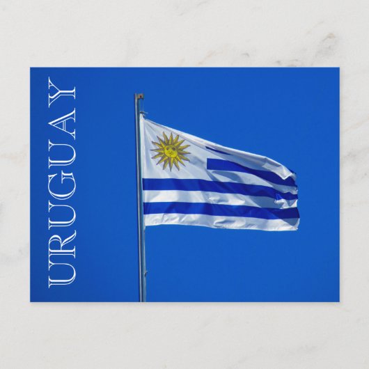 Bandera uruguay postkarte (Vorderseite)