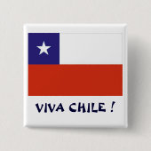 Bandera Viva Chile IV Button (Vorderseite)