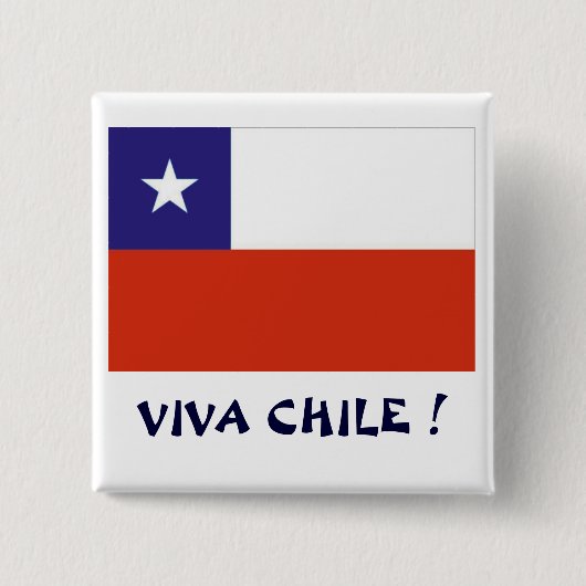 Bandera Viva Chile IV Button (Vorderseite)