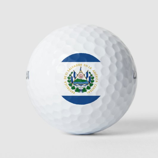 Bandera von El Salvador Golfball (Vorderseite)
