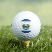 Bandera von El Salvador Golfball (Insitu T-Shirt)