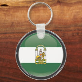 Bandera y escudo de Andalucía Schlüsselanhänger (Vorderseite)