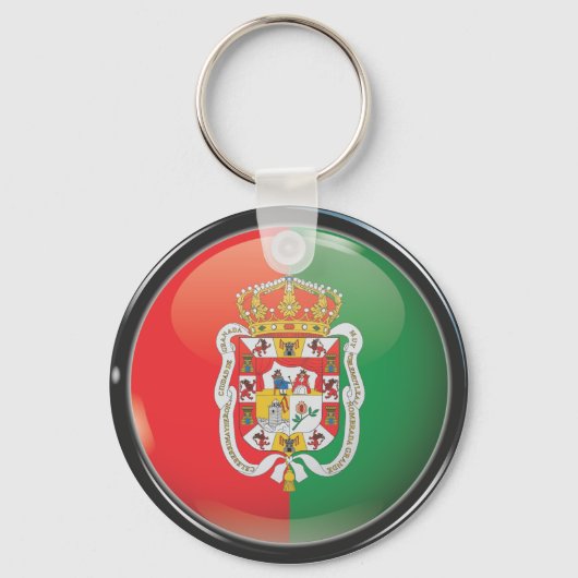 Bandera y escudo de Granada Schlüsselanhänger (Vorderseite)