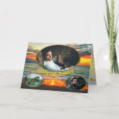 Banderas Bay Birthday Sunset 1738 Karte (Vorderseite)