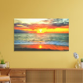 Banderas Bay Sunset 1738 Art Leinwanddruck (Insitu (Wohnzimmer))
