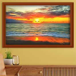 Banderas Bay Sunset 1738 Art Print Poster