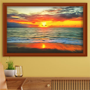Banderas Bay Sunset 1738 Art Print Poster