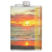 Banderas Bay Sunset 1738 Flachmann (Vorderseite)