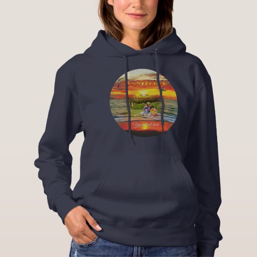 Banderas Bay Sunset 1738 Hoodie (Vorderseite)