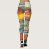 Banderas Bay Sunset 1738 Leggings (Rückseite)