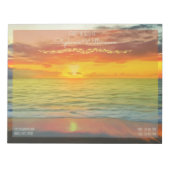 Banderas Bay Sunset 1738 Notizblock (Vorderseite)