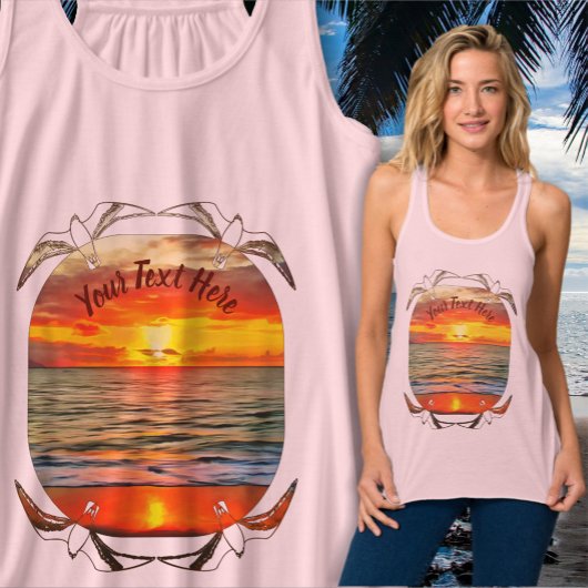 Banderas Bay Sunset 1738 Tank Top