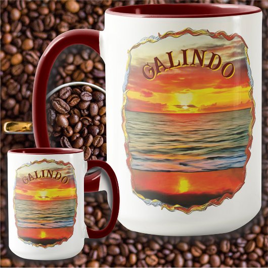 Banderas Bay Sunset 1738 Tasse