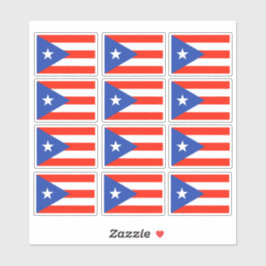Banderas Boricua Puerto Rico Flag 6"x6" Stickers Aufkleber