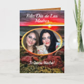 Banderas Feliz Día de la Madres Atardecer 914 Karte (Vorderseite)