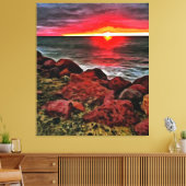 Banderas Rocky Sunset 914 Art Leinwanddruck (Insitu (Wohnzimmer))