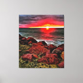 Banderas Rocky Sunset 914 Art Leinwanddruck (Vorderseite)