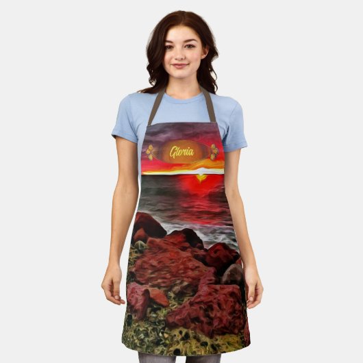 Banderas Rocky Sunset 914 Schürze (Getragen)