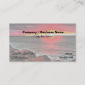 Banderas Rocky Sunset 914 Visitenkarte (Vorderseite)