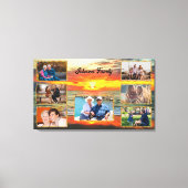 Banderas Sunset Family Collage 1738 Art Leinwanddruck (Vorderseite)