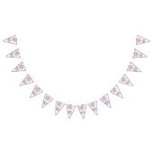 Banderines en Forma de Triángulo con Diseño “Celeb Wimpelkette (Alle)