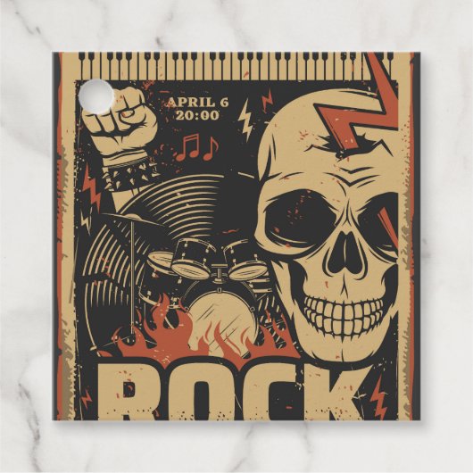 Bandfest Geschenkanhänger (Vorderseite)