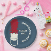 Bandhut mit Feathers Custom Party Pappteller (Party)