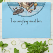 Bandicoot I Do Everything Around Here One Man Band Geschirrtuch (Gefaltet)