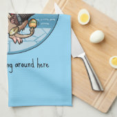 Bandicoot I Do Everything Around Here One Man Band Geschirrtuch (Viertel Falte)