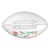 Bandiera d'Italia Rosa Personalisiert Football (Vorderseite)