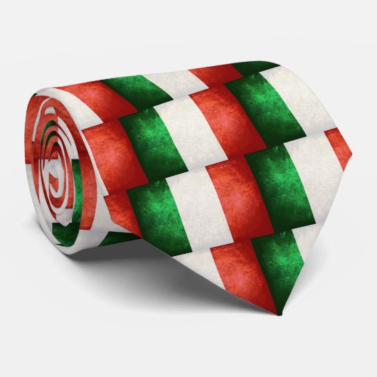 Bandiera Italia Krawatte (Gerollt)