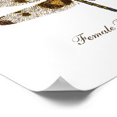 Banding Pennant Dragonfly Art Poster (Ecke)