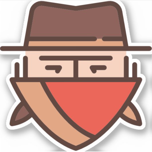 Bandit Aufkleber (Vorderseite)