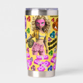 Bandit Böses Mädchen Thermobecher (Vorderseite)