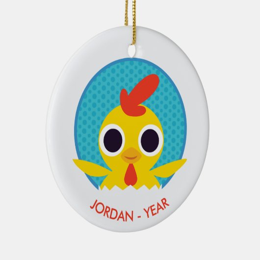 Bandit das Küken Keramikornament (Rechts)