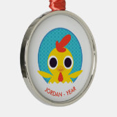 Bandit der Kick Silbernes Ornament (Rechts)