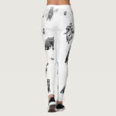 Bandit der Raccoon-Leggings Leggings (Rückseite)