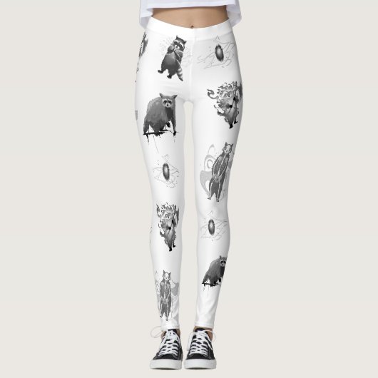Bandit der Raccoon-Leggings Leggings (Vorderseite)
