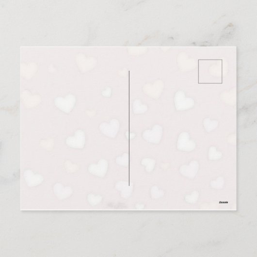 Bandit Die Valentine Postkarte der Katze (Rückseite)