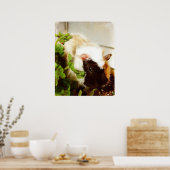 Bandit in den Blume Poster (Küche)