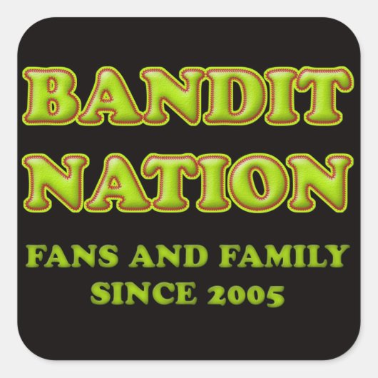 Bandit Nation Stickers (Vorderseite)
