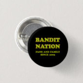 Bandit-Nationsknopf, schwarz Button (Vorne & Hinten)