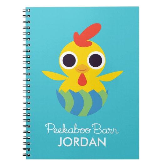 Bandit Peekaboo-Scheunen-Ostern | das Küken Notizblock (Vorderseite)