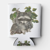 Bandit Schwarz-weiß Raccoon Trash Panda Dosenkühler (Vorderseite)