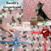 Bandit the Cat's Gingerbread House Geschenkpapier