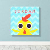 Bandit the Chick Leinwanddruck (Insitu (Holzboden))