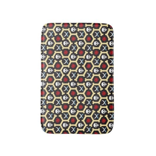 Bandit-Thema-Muster Badematte (Vorderseite Vertikal)