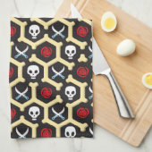 Bandit-Thema-Muster Geschirrtuch (Viertel Falte)