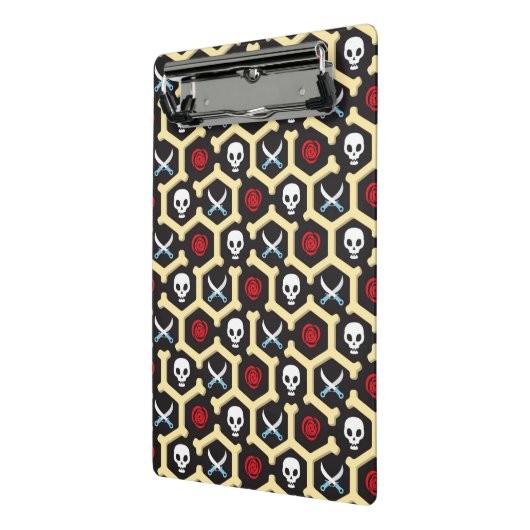 Bandit-Thema-Muster Mini Klemmbrett (Gewinkelt2)